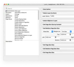 Program settings window