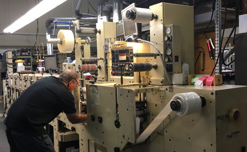 Photo of Blair Labeling Pressman Jay Cartwright