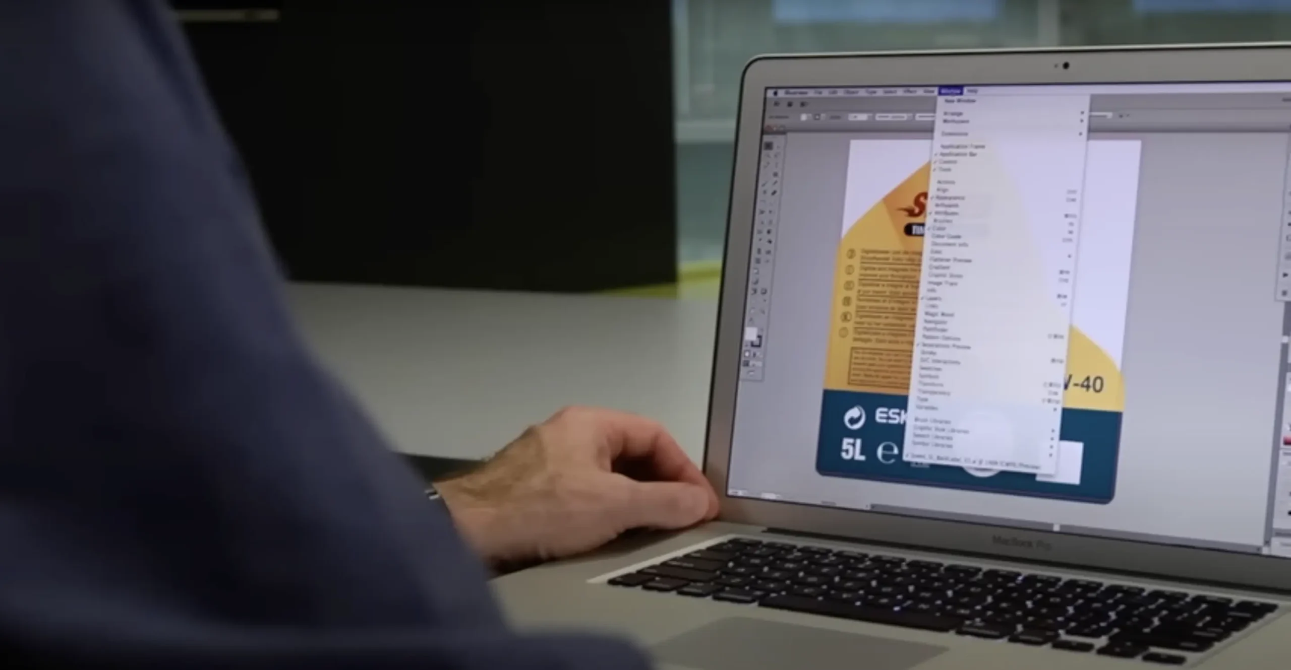 Photo of laptop displaying DeskPack
