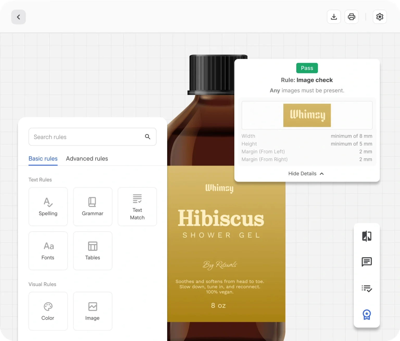 Label compliance