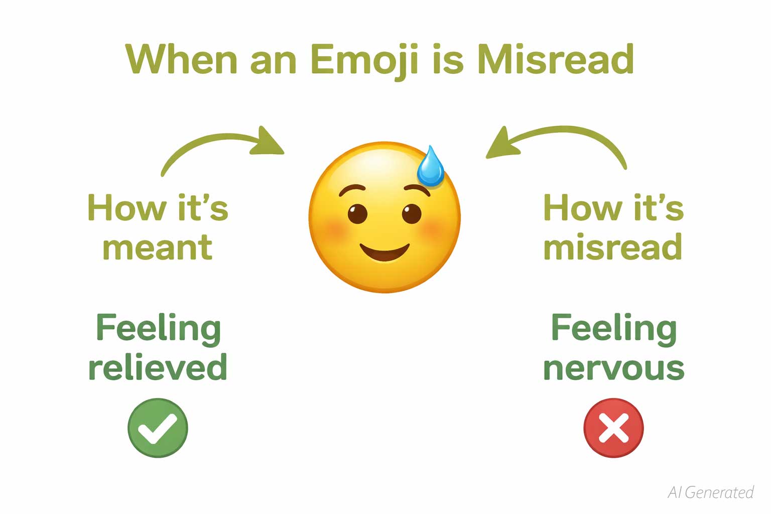 How Emojis can be misread