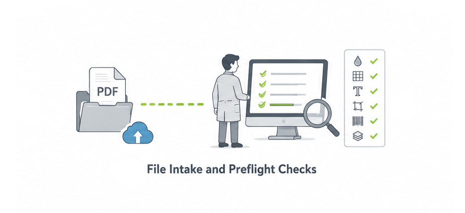 preflight checks and file prep for fleco prepress