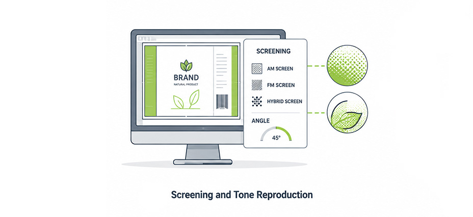 screening and tone reproduction for flexo printing